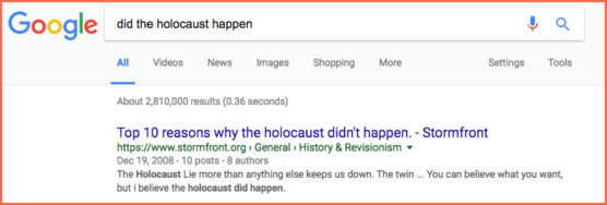 holocaust false news