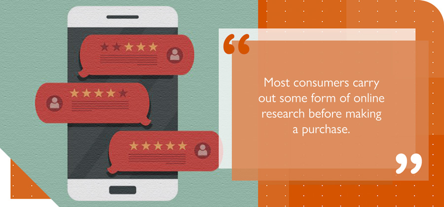 consumers usually do online research before a purchase